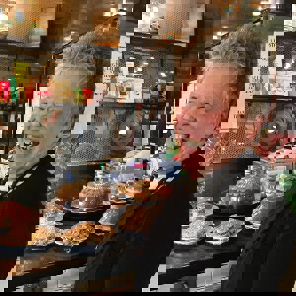 Cafe and resident.JPG